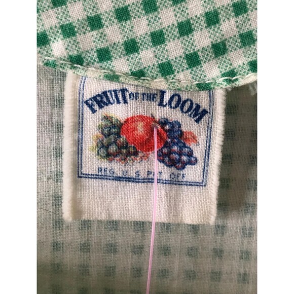 1930s-1940s FRUIT Of The LOOM GINGHAM Checkered Dress W/Adjustable Tie. L-XL - Picture 9 of 10
